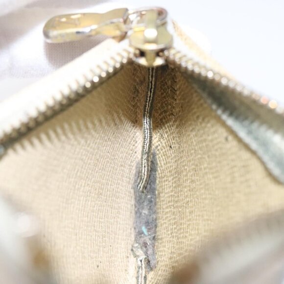 LOUIS VUITTON Damier Azur Pochette Cles Coin Purse N62659 LV Auth ki5525 - Picture 13 of 15